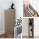 ルーターボックス ルーター収納ボックス 扉付き 3段 可動棚 韓国インテリア グレージュ スリム PUTUPUTU