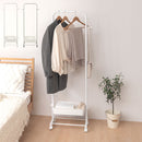 キャスター付きハンガーラック ハンガーラック スリム おしゃれ スチールラック 約 幅60cm 高さ150cm コートハンガー キャスター付 洋服ラック 玄関 ランドリー 一人暮らし かご付き ぼん家具