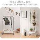 キャスター付きハンガーラック ハンガーラック スリム おしゃれ スチールラック 約 幅60cm 高さ150cm コートハンガー キャスター付 洋服ラック 玄関 ランドリー 一人暮らし かご付き ぼん家具