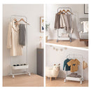 キャスター付きハンガーラック ハンガーラック スリム おしゃれ スチールラック 約 幅60cm 高さ150cm コートハンガー キャスター付 洋服ラック 玄関 ランドリー 一人暮らし かご付き ぼん家具