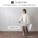 ポールハンガー コートハンガー ポールハンガー ハンガーラック スリム コート掛け 玄関 ハンガーポール コートスタンド 洋服掛け スタンド 立て掛け 2WAY フック付き ぼん家具