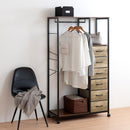 引き出し付きハンガーラック