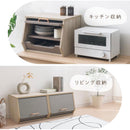 フラップ扉付き収納ボックス