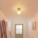 シーリングライト 1灯 丸型 シーリングライト 天井照明 照明器具 ボールランプ 丸型 ガラスシェード ひび割れ模様 かわいい 内玄関 階段 廊下 トイレ 1灯 noji ノジー ぼん家具