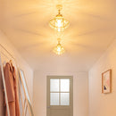 シーリングライト 1灯 ダイヤモンド型 照明器具 シーリング LED ライト 1灯 リビング照明 天井照明 おしゃれ 北欧 階段 廊下 キッチン トイレ 内玄関 アンティーク noji ノジー ぼん家具