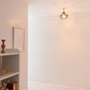 シーリングライト 1灯 ダイヤモンド型 照明器具 シーリング LED ライト 1灯 リビング照明 天井照明 おしゃれ 北欧 階段 廊下 キッチン トイレ 内玄関 アンティーク noji ノジー ぼん家具