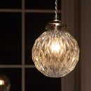 ペンダントライト ステンドグラス風 ペンダントライト 照明 ライト ガラス 丸 宝石 真鍮 おしゃれ LED ペンダントランプ アンティーク レトロ 小型 ガラスシェード カフェ風 noji ノジー ぼん家具