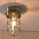 シーリングライト 1灯 マリンライト シーリングライト LED おしゃれ 照明器具 天井照明 ガラス マリンランプ レトロ 北欧 スチール 口金 e17 2畳 3畳 トイレ 寝室 玄関 ぼん家具