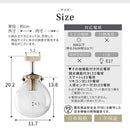 シーリングライト 1灯 ガラス  シーリングライト LED 照明器具 おしゃれ 天井照明 ガラス クラック 丸 真鍮 口金 e17 キッチン 玄関 透明 アンティーク ダクトレール noji ノジー ぼん家具