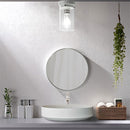 シーリングライト 1灯 モールガラス シーリングライト LED 照明器具 おしゃれ 天井照明 ガラス 小型 1灯 真鍮 円柱 口金 e26 アンティーク ダクトレール 照明 noji ノジー ぼん家具