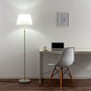 フロアライト ファブリックシェード フロアライト おしゃれ 間接照明 スタンドライト LED 照明器具 フロアランプ 床置き スリム 北欧 口金 e26 布 シェード 寝室 noji ノジー ぼん家具