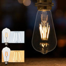 LEDフィラメント電球〔ロング〕 LED電球 ナス型 E26 40W 電球色 昼白色 レトロ エジソン球 広配光 LEDフィラメント電球 ガラス 透明 クリア電球 フィラメント クリア 64mm径 ロング ぼん家具