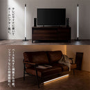 フロアライト スティック型 フロアライト 調光 調色 電球色 昼白色 間接照明 リモコン バーライト フロアランプ スタンドライト 照明 フットスイッチ タイマーオフ機能 スリム ぼん家具