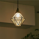 ペンダントライト 1灯 ガラス ペンダントライト 天井照明 天井ライト 吊り下げ灯 レトロモダン LED ガラスシェード カウンター キッチン リビング ダイニング おしゃれ すりガラス ぼん家具