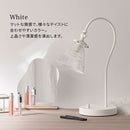 デスクライト モールガラス デスクライト 調光式 LED 卓上ライト ガラス スタンドライト おしゃれ ダイヤルスイッチ 角度調整 リビング 寝室 北欧 コンセント式 noji ノジー noji