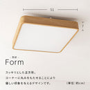 シーリングライト LED一体型 フラットタイプ 四角 シーリングライト led 4.5畳 2140lm 四角 薄型 木目調 調光 調色 常夜灯 リモコン付 リビング 和室 LEDシーリングライト 天井照明 フラット おしゃれ ぼん家具