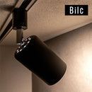 スポットライト 1灯 角度調整 スポットライト ダクトレール用 レール照明 レールライト 照明 led e17 角度調節 首振り シンプル 天井照明 ライティングバー専用 Bilc ビルク Bilc