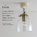 シーリングライト 1灯 ガラス  シーリングライト LED証明器具 天井照明 リビング おしゃれ スポットライト リビング照明 北欧 アンティーク noji ノジー ガラス コンパクト noji