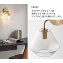 ブラケットライト 1灯 ガラス ブラケットライト LED 壁掛け 照明器具 おしゃれ ガラス 真鍮 風 照明 玄関 洗面台 廊下 透明 クラックガラス 泡ガラス アンティーク noji ノジー noji