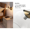 ブラケットライト 1灯 ガラス ブラケットライト LED 壁掛け 照明器具 おしゃれ ガラス 丸 真鍮 風 照明 玄関 洗面台 廊下 透明 クラックガラス 泡ガラス アンティーク noji ノジー noji