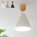 シーリングライト 1灯 スチールシェード シーリングライト スポットライト led 照明器具 天井照明 北欧 おしゃれ かわいい 小型 スチール 木製 白 灰色 黒 UCOLO ユコロ UCOLO