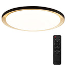 シーリングライト LED一体型 フラットタイプ led シーリングライト 調光調色 6畳 丸 ゴールド塗装 薄型 リモコン付き 電球色 昼白 昼光色 LEDシーリングライト 円形 寝室 天井照明 直付け LED照明 ぼん家具