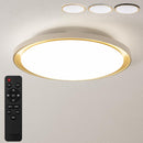 シーリングライト LED一体型 フラットタイプ led シーリングライト 調光調色 6畳 丸 ゴールド塗装 薄型 リモコン付き 電球色 昼白 昼光色 LEDシーリングライト 円形 寝室 天井照明 直付け LED照明 ぼん家具