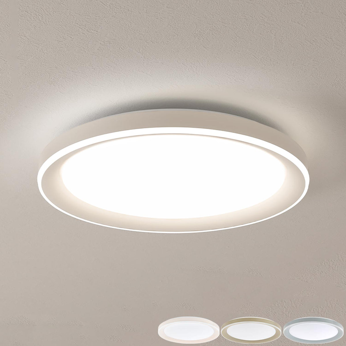 ぼん家具 シーリングライト LED一体型 フラットタイプ おしゃれ 照明