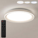 シーリングライト LED一体型 フラットタイプ led シーリングライト 調光調色 明るい 丸 縁 光る 薄型 円盤型 リモコン付き 電球色 昼白色 昼光色 LEDシーリングライト 天井 天井照明 直付け ぼん家具