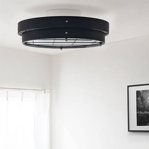 シーリングライト ホワイト ブラック 二重リングデザイン 
