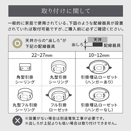 シーリングライト〔3灯〕