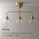 シーリングライト 3灯 ガラス シャンデリア おしゃれ 照明 3灯 led 照明器具 天井照明 バブル ガラス E26口金 リビング 寝室 ダイニング 食卓 ゴールド noji ノジー noji