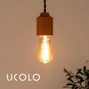 ペンダントライト 1灯 天然木 ソケット ペンダントライト シーリングライト led 北欧 おしゃれ 照明器具 シンプル 木製 小型 1灯 天井照明 小型 UCOLO ユコロ UCOLO
