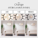 ペンダントライト ファブリックシェード ペンダントライト 和風 led 天井照明 おしゃれ 照明器具 3灯 和室 玄関 リビング 寝室 かぼちゃ 南瓜型 常夜灯 ぼん家具