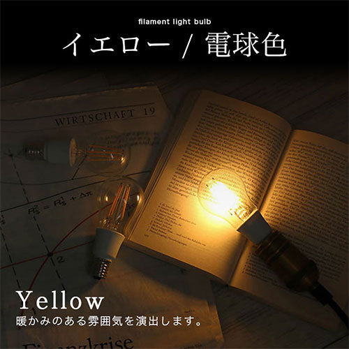 フィラメントLED電球〔口金E17〕