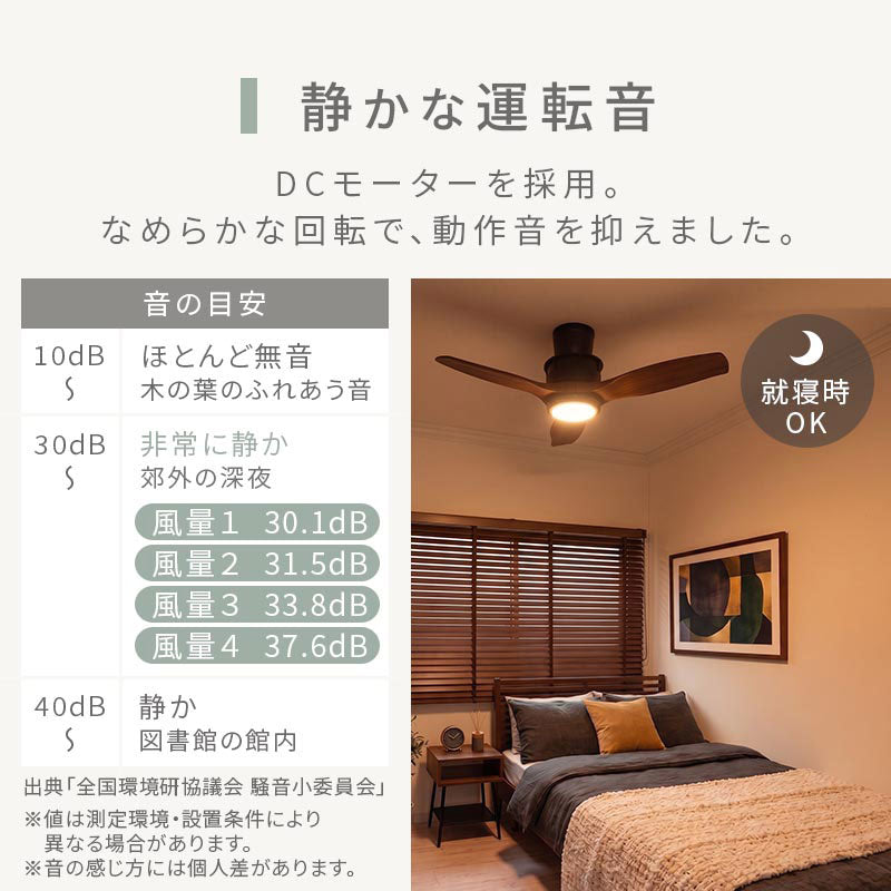 ぼん家具 シーリングファン LED一体型 5畳 おしゃれ 照明 ライト