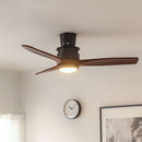 シーリングファン LED一体型 5畳 シーリングファンライト led 調光調色 シーリングライト dcモーター 静穏 風量調節 リモコン 天井照明 おしゃれ 木製 リビング 寝室 和室 ぼん家具