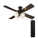 シーリングファン 4灯 10畳 4灯 10畳 LEDライト リビング照明 天井照明 リモコン付き カフェ風 風向き調整 インテリア   ぼん家具