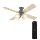 シーリングファン 4灯 10畳 4灯 10畳 LEDライト リビング照明 天井照明 リモコン付き カフェ風 風向き調整 インテリア   ぼん家具