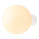 ブラケットライト 1灯 丸型 ブラケットライト 球状 乳白 ガラス玉 ウォールランプ 壁掛けライト ウォールライト 内玄関 廊下 洗面所 階段 寝室 トイレ ライト 照明 noji ノジー noji