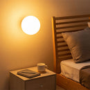 ブラケットライト 1灯 丸型 ブラケットライト 球状 乳白 ガラス玉 ウォールランプ 壁掛けライト ウォールライト 内玄関 廊下 洗面所 階段 寝室 トイレ ライト 照明 noji ノジー noji