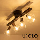 シーリングスポットライト 4灯