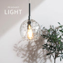 ゆらめき ガラス製 ペンダントライト