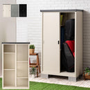 物置〔縦仕切り〕 屋外収納庫 スチール物置 大型 屋外 物置 おしゃれ スチール 倉庫 鍵付き 庭 屋外収納 大容量 棚 ベランダ 収納 防水 トランク ボックス 防塵 DIY ぼん家具