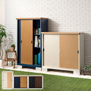 木目物置〔大〕 屋外収納庫 スチール物置 木目 大型 屋外 物置 おしゃれ スチール 棚 大容量 鍵付き 倉庫 庭 ベランダ 防錆 防水 引き戸 スライド DIY 収納 縦型 横型 ぼん家具