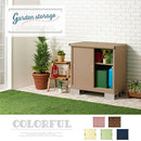 カラフル物置〔小〕 屋外収納庫 物置 スチール物置 小型 屋外 おしゃれ スチール 棚 大容量 鍵付き 倉庫 庭 ベランダ 防錆 防水 引き戸 スライド DIY 防災用品 収納 ぼん家具