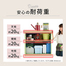 カラフル物置〔小〕 屋外収納庫 物置 スチール物置 小型 屋外 おしゃれ スチール 棚 大容量 鍵付き 倉庫 庭 ベランダ 防錆 防水 引き戸 スライド DIY 防災用品 収納 ぼん家具