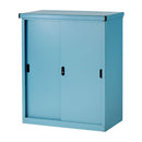 カラフル物置〔中〕 屋外収納庫 物置 スチール物置 小型 屋外 おしゃれ スチール 棚 大容量 鍵付き 倉庫 庭 ベランダ 防錆 防水 引き戸 スライド DIY 防災用品 収納 ぼん家具