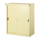 カラフル物置〔中〕 屋外収納庫 物置 スチール物置 小型 屋外 おしゃれ スチール 棚 大容量 鍵付き 倉庫 庭 ベランダ 防錆 防水 引き戸 スライド DIY 防災用品 収納 ぼん家具