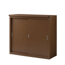 カラフル物置〔大〕 屋外収納庫 物置 倉庫 屋外 スチール おしゃれ 大型 スリム 大容量 鍵付き コンテナ ストッカー 屋外収納 ガーデン 縦型 横型 スライド式 ぼん家具